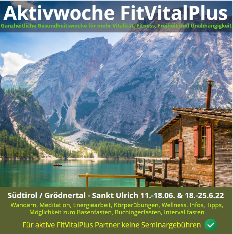 Aktivwoche Gesundheitswoche Dolomiten - Fasten Wandern Wellness in Südtirol