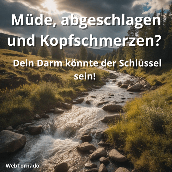 Müde, abgeschlagen und Kopfschmerzen? Dein Darm könnte der Schlüssel sein!