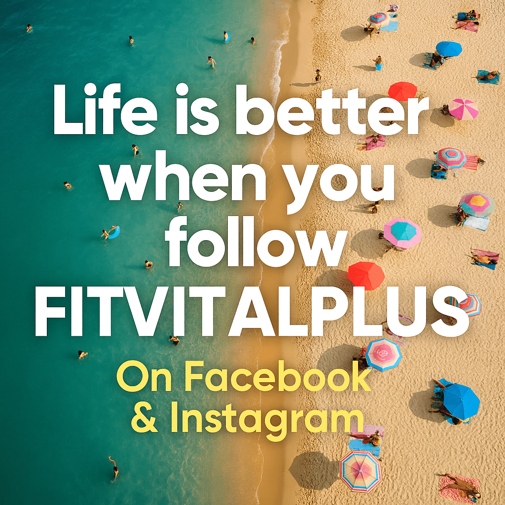 Life is better when you follow FITVITALPLUS on Instagram